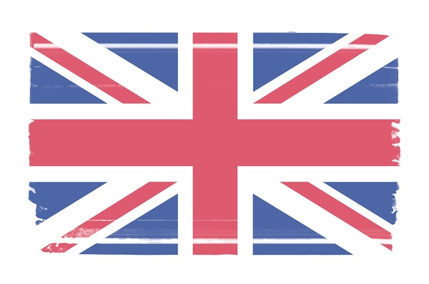 Bandera De Reino Unido Grunge Vector Premium 9160