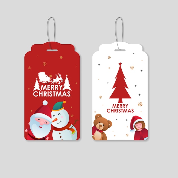 Banner de feliz navidad | Vector Premium