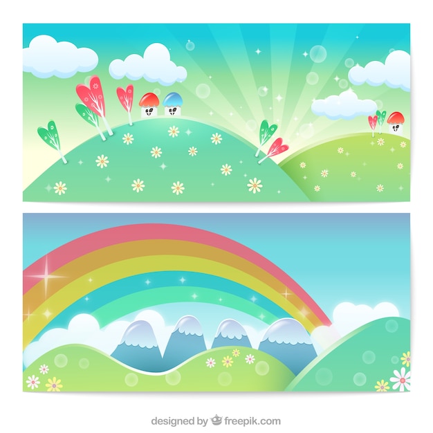 Resultado de imagen de ilustraciones arcoiris