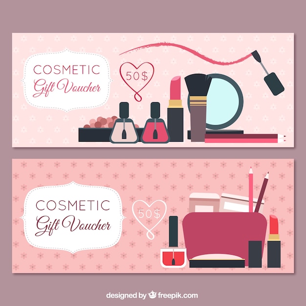 Banners De Productos De Belleza Descargar Vectores Gratis