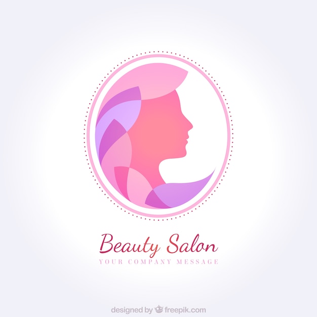 Belleza logo salón | Vector Gratis