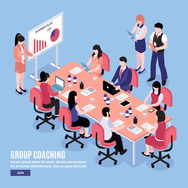 Brainstorm conference illustration Vector Gratis