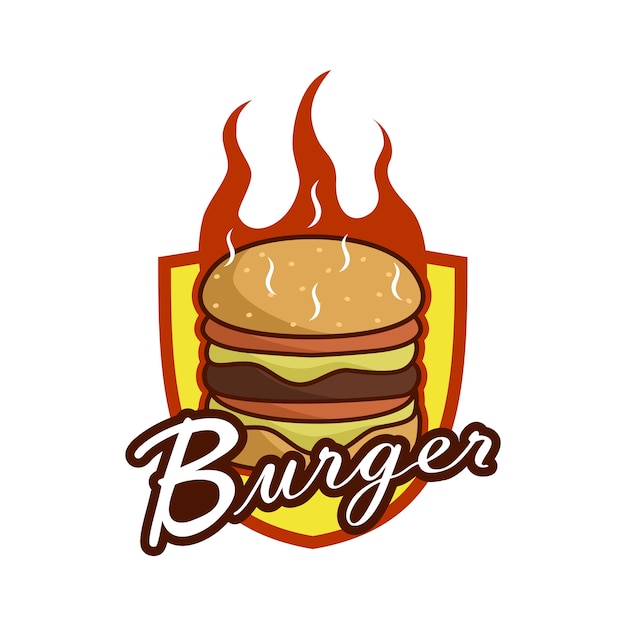 Burger logo | Vector Premium