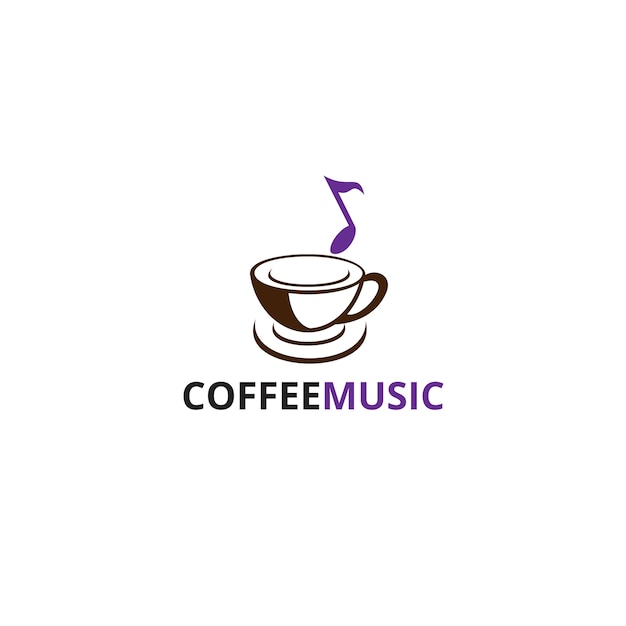 Café y música Vector Premium
