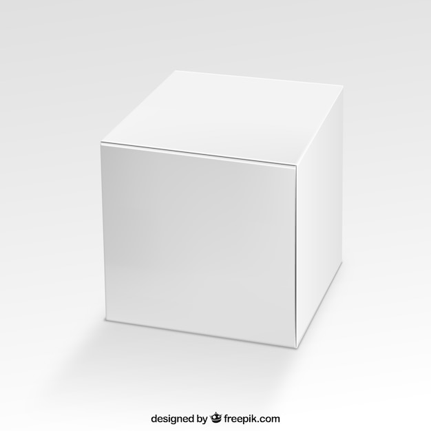 Download Caja cuadrada en blanco | Descargar Vectores gratis