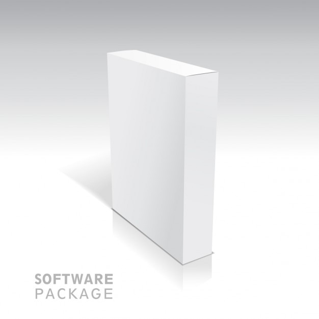 Caja de cartón blanco para guardar cosas Descargar