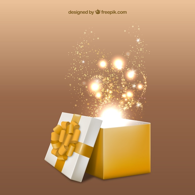 Open Gift Box Png