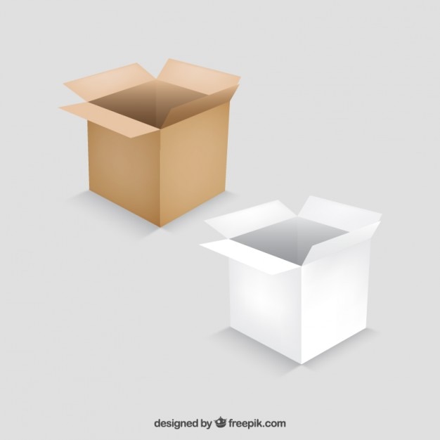 Download Cajas abiertas | Vector Gratis