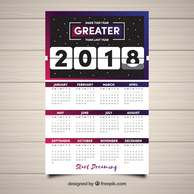 ¡Descarga ya nuestro modelo de calendario cósmico 2018 para imprimir! ¡Descarga ya nuestro modelo de calendario cósmico 2018 para imprimir!