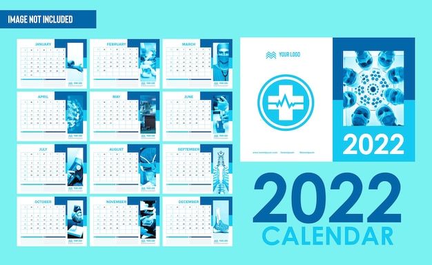 Calendario Médico 2022 Vector Premium 1842
