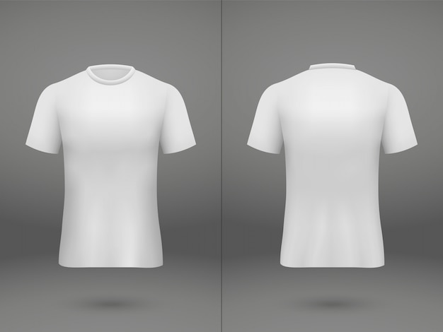 Camiseta de camiseta de fútbol de plantilla realista en tienda - Vector Premium
