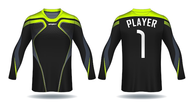 camiseta de futbol manga larga