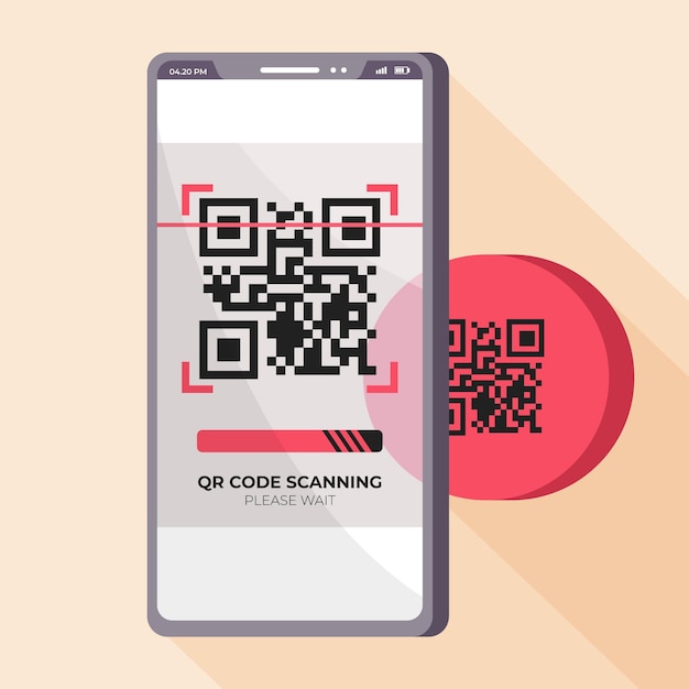 Código Qr De Escaneo De Teléfonos Inteligentes Vector Premium 9440