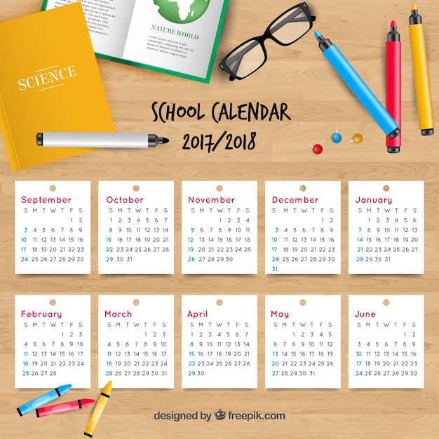 Calendario Escolar Vector Plantilla De Calendario Educativo Con Porn Sexiz Pix 4017