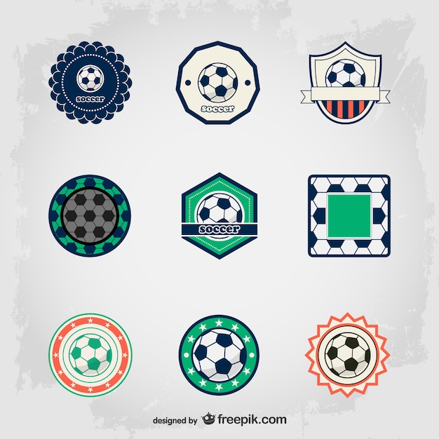 Colección de logotipos de fútbol | Descargar Vectores gratis