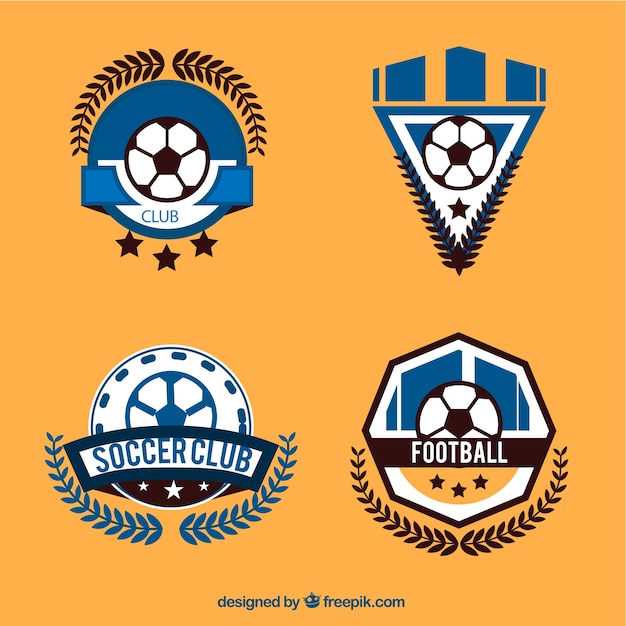 Colección logos Fútbol | Descargar Vectores gratis