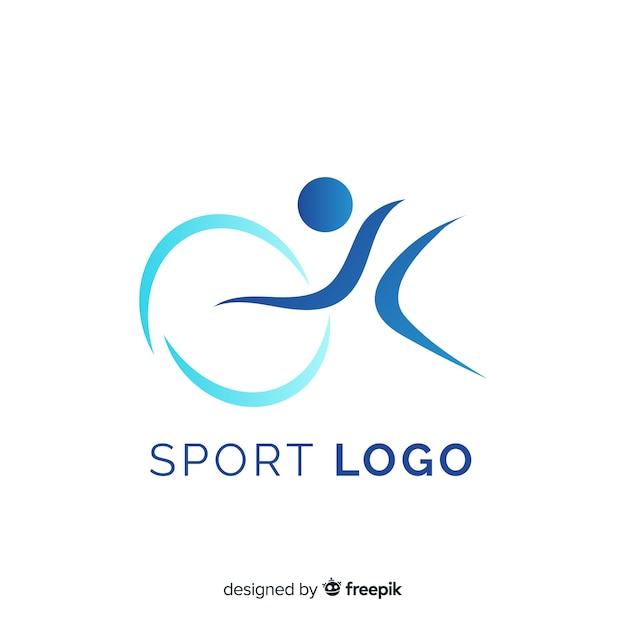 Colecci N Moderna De Logotipos De Deporte Vector Gratis