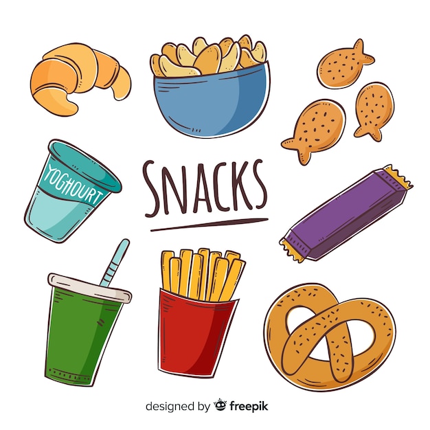 Vectores Plantillas De Snacks Ai Png Svg | The Best Porn Website