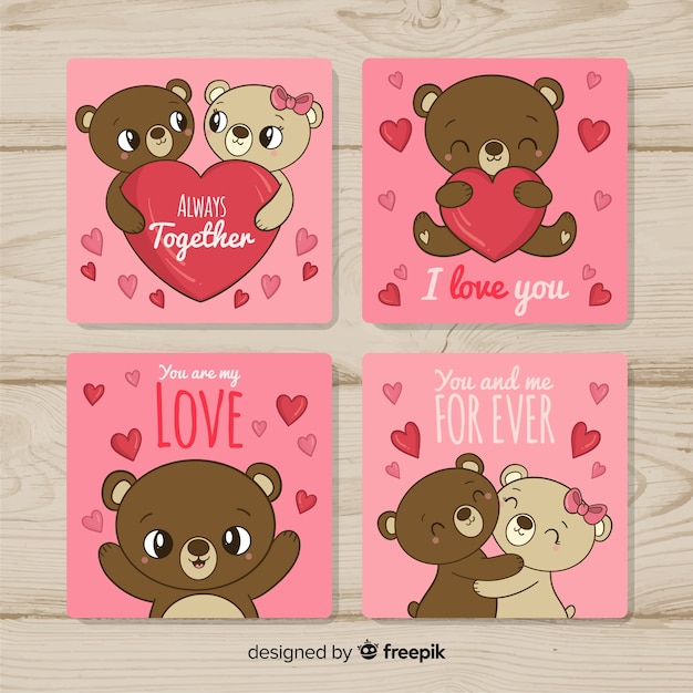 ositos para san valentin