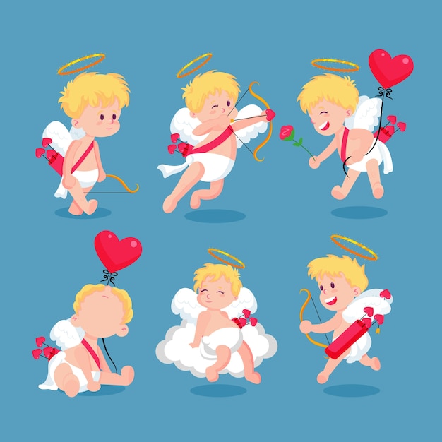 Personaje De Dibujos Animados Cupido Vector Premium The Best Porn Website 5739