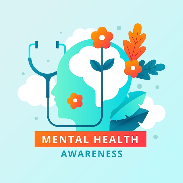 Concepto de conciencia de salud mental | Vector Gratis