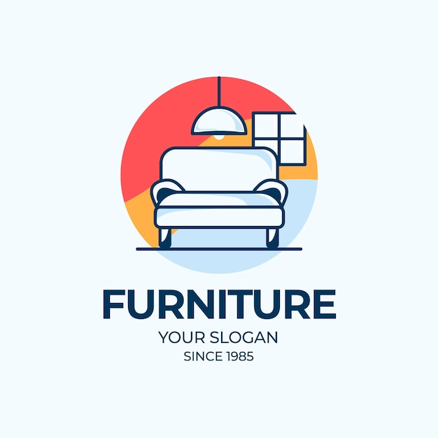 Concepto De Dise O De Logotipo De Muebles Vector Gratis   Concepto Diseno Logotipo Muebles 23 2148614009 