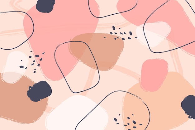 Concepto De Fondo Abstracto Pastel Vector Gratis