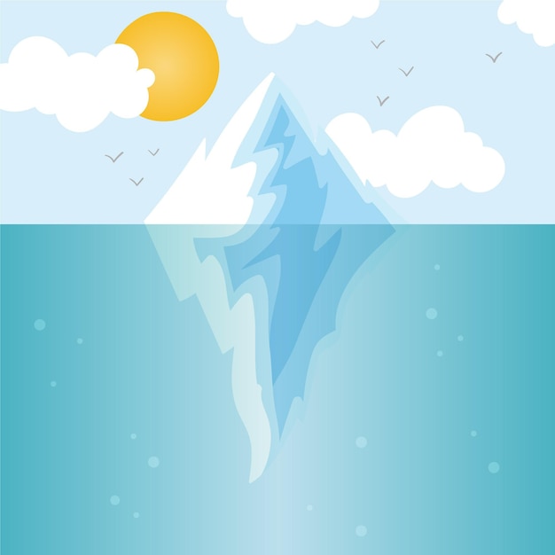 Concepto De Ilustraci N De Iceberg Vector Gratis