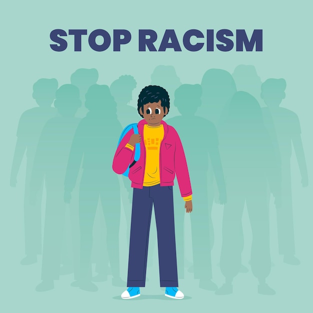 Concepto De Ilustración De Racismo Vector Gratis