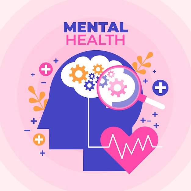 Conciencia De La Salud Mental Vector Gratis