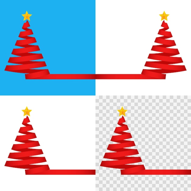 Conjunto De árboles De Navidad | Vector Premium