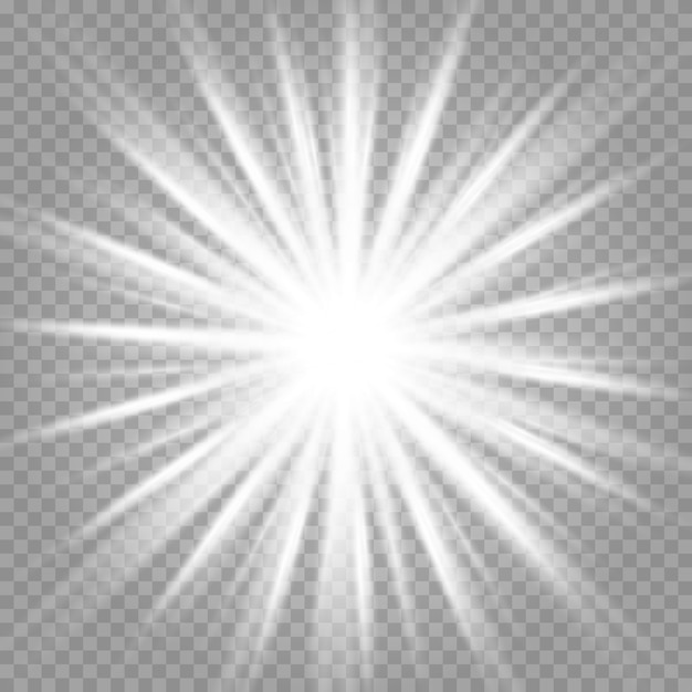 Conjunto de estrellas en un fondo blanco y gris transparente en un tablero de ajedrez. Vector Premium