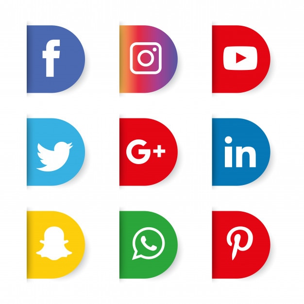 Conjunto De Iconos De Redes Sociales Logo Vector Premium 2845