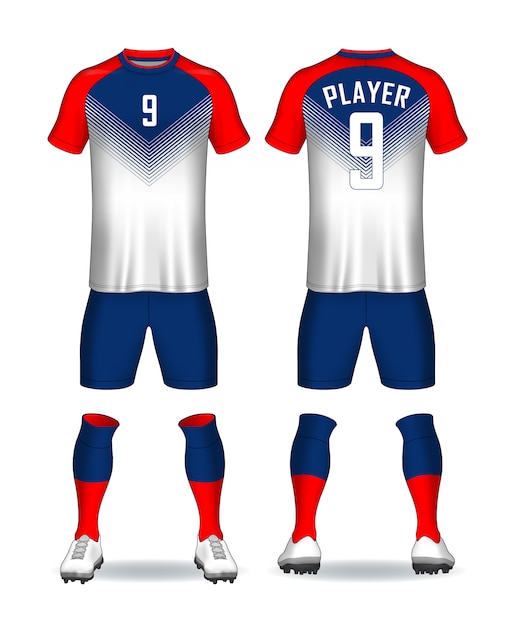 Conjunto De Kit De Futbol | Vector Premium