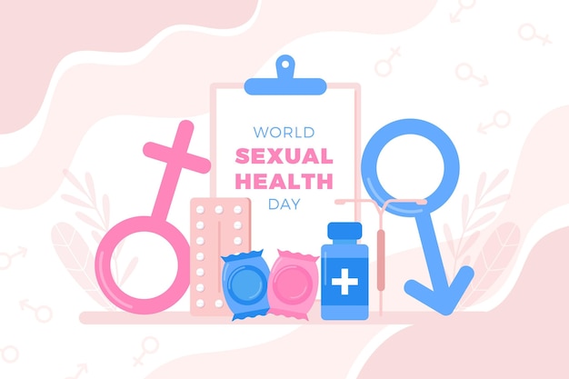 Día Mundial De La Salud Sexual Con Signos De Género Vector Gratis 9168