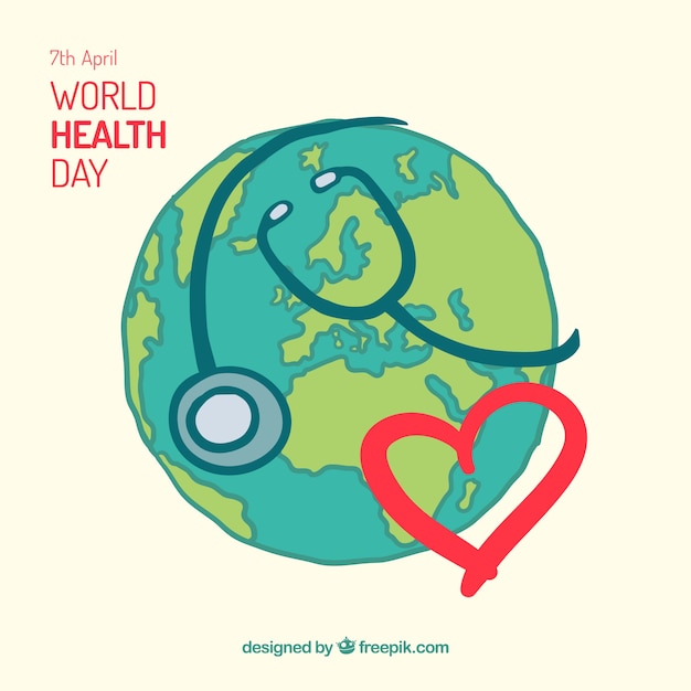Dia Mundial De La Salud Vector Gratis