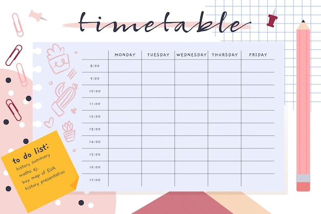 Horario Escolar Para Imprimir Aesthetic Calendario Jan 2021
