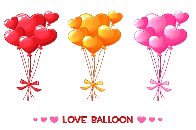 San Valentín I Love Corazón Globo de la hoja nos Huella Digital 18/"