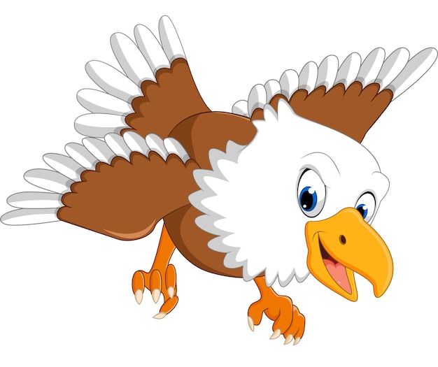 Dibujos Animados Lindo águila Vector Premium 4826
