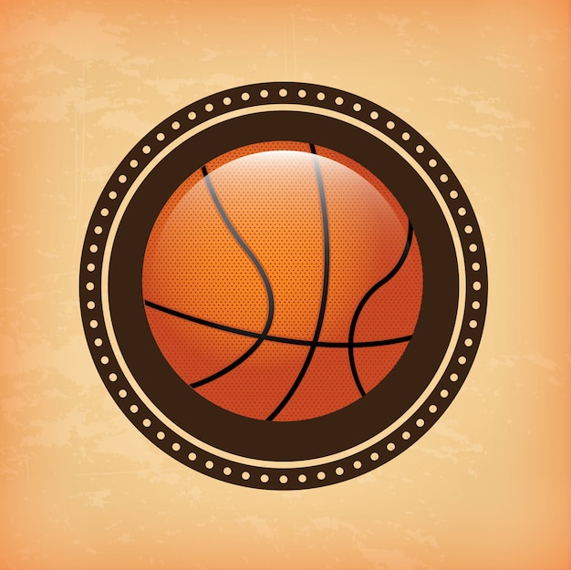 Diseño De Baloncesto Vector Premium 3826