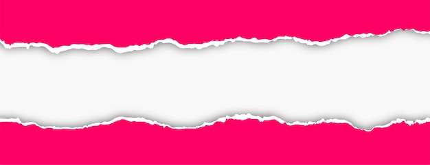 Papel Rasgado Rosa Png