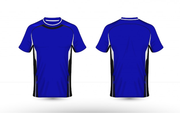 camisetas deportivas color azul