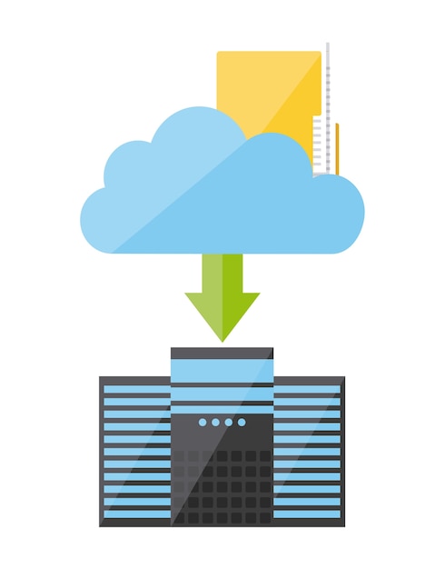 Diseño De Dispositivo De Almacenamiento Vector Premium