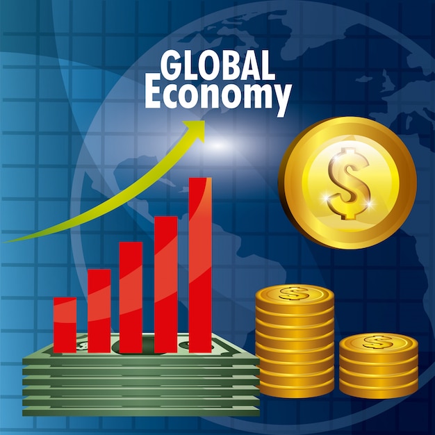 Dise O De La Econom A Global Vector Gratis