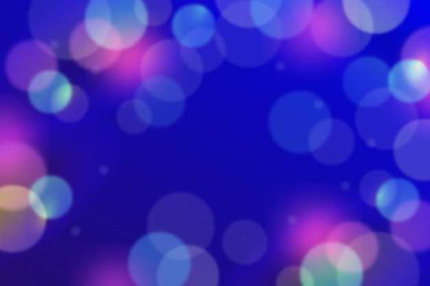 Diseño De Fondo Efecto Bokeh Vector Gratis 