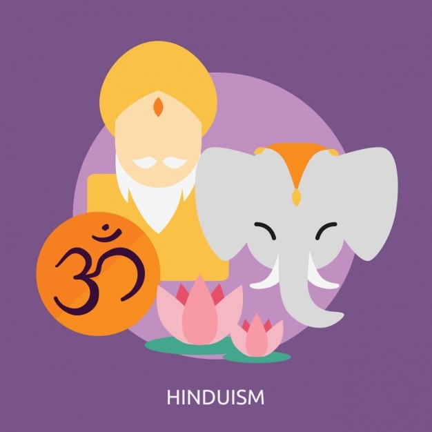 Diseño de fondo de hinduismo | Vector Gratis