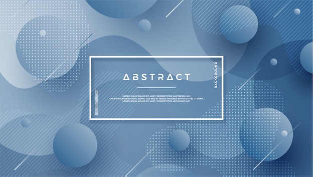 Diseño de fondo con textura azul en estilo 3d. Vector Premium