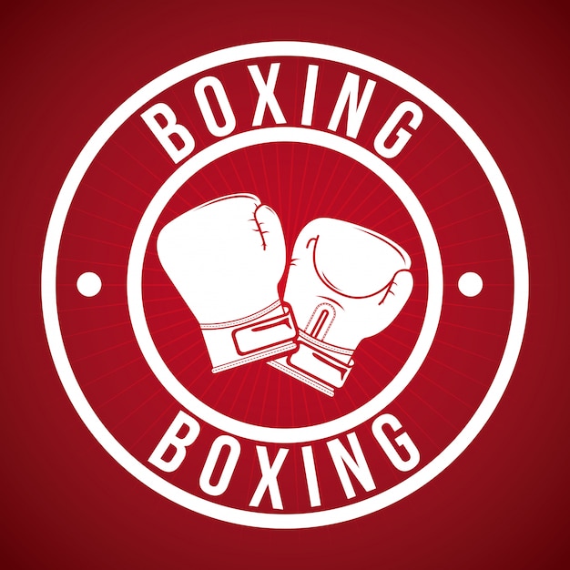 Dise O Gr Fico Del Logotipo De La Insignia De Boxeo Vector Gratis