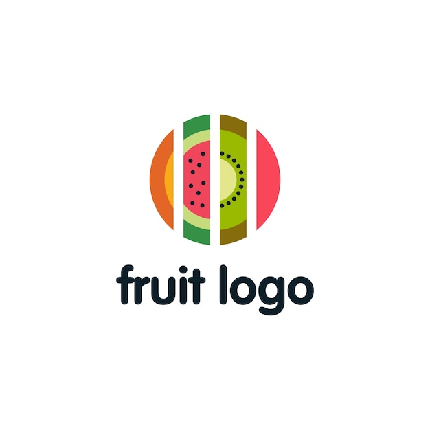 Diseño De Logotipo De Frutas Descargar Vectores Premium