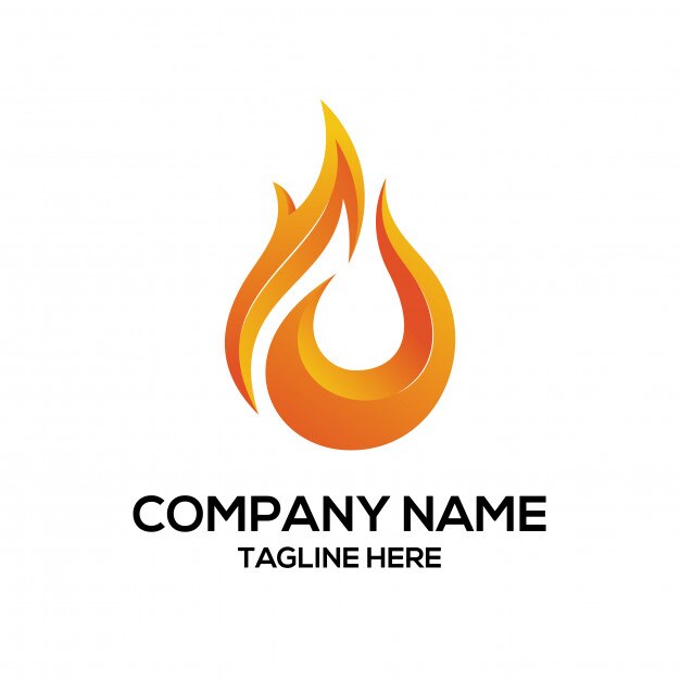 Diseño de logotipo de fuego | Vector Premium
